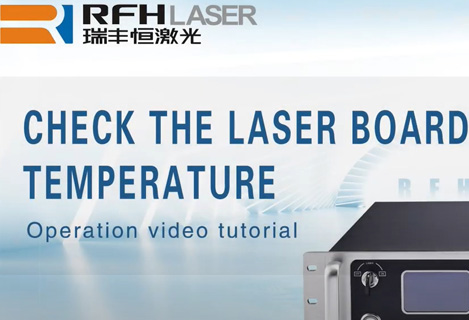УФ-лазер RFH dpss проверяет температуру лазерной платы