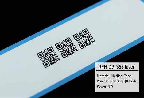 RFH D9 3W отмечен QR -код, Clear Pattern.