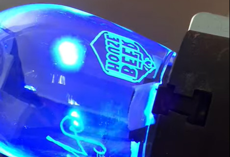RFH Стеклянная чашка с водяным охлаждением DPSS УФ-наносекундной лазерной гравировки