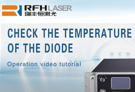 Проверьте контроль температуры LD наносекундного УФ-лазера DPSS с водяным охлаждением RFH.