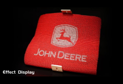 Лазерная маркировка на ткани Textilene PVC-PET