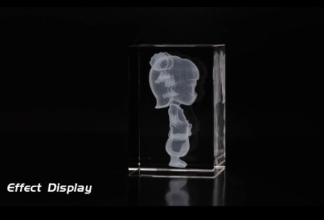 Знакомьтесь, китайская компания Nezha! УФ-лазерный гравер RFH F9 для 3D-моделирования кристаллов